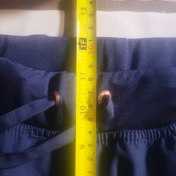 Zinnia Navy Blue Scrub Medical Performance Cargo Straight Pants - Women's XL - Picture 10 of 11